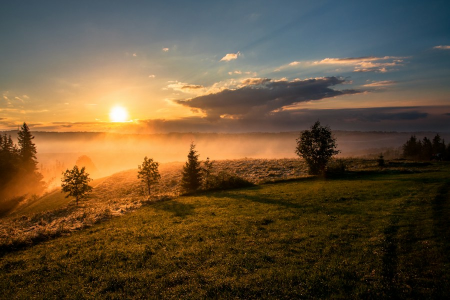 Sunrise landscape